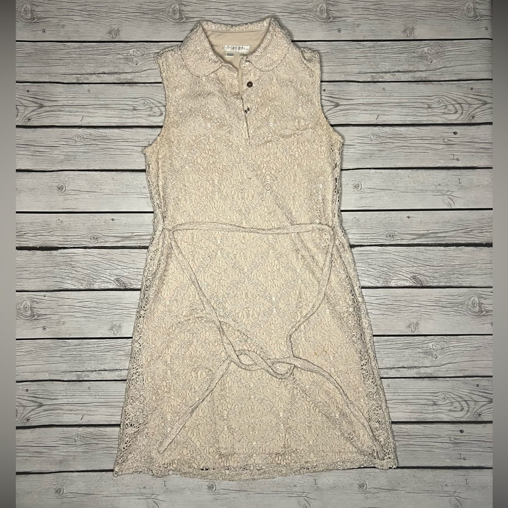 London Times Cream Dress